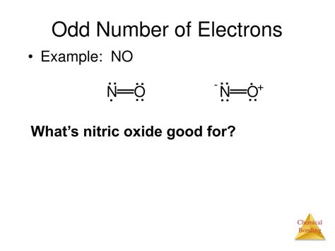 odd number of electrons.